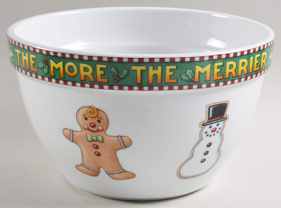 Merry Christmas 9" Nested Mixing Bowl by Mary Engelbreit-1
