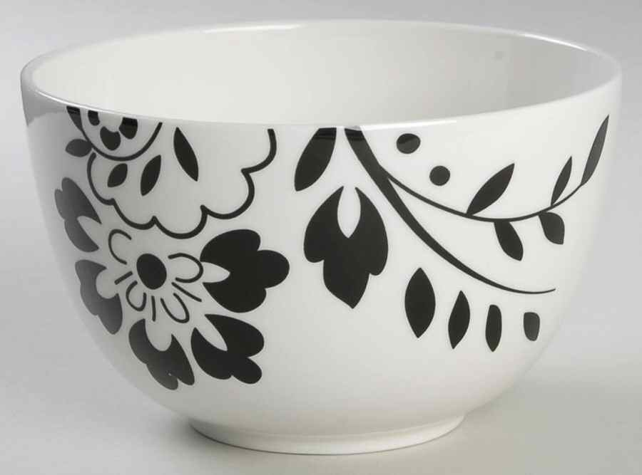 Hudson Black Soup/Cereal Bowl by Martha Stewart-1