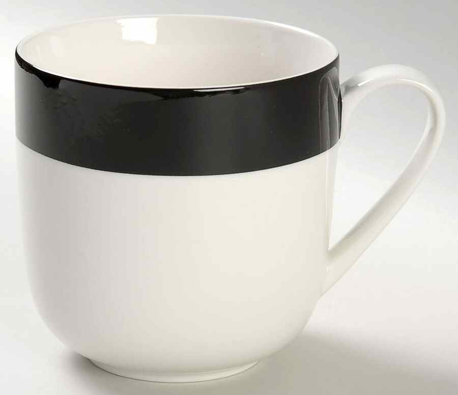 Classic Band Black Mug by Martha Stewart-1