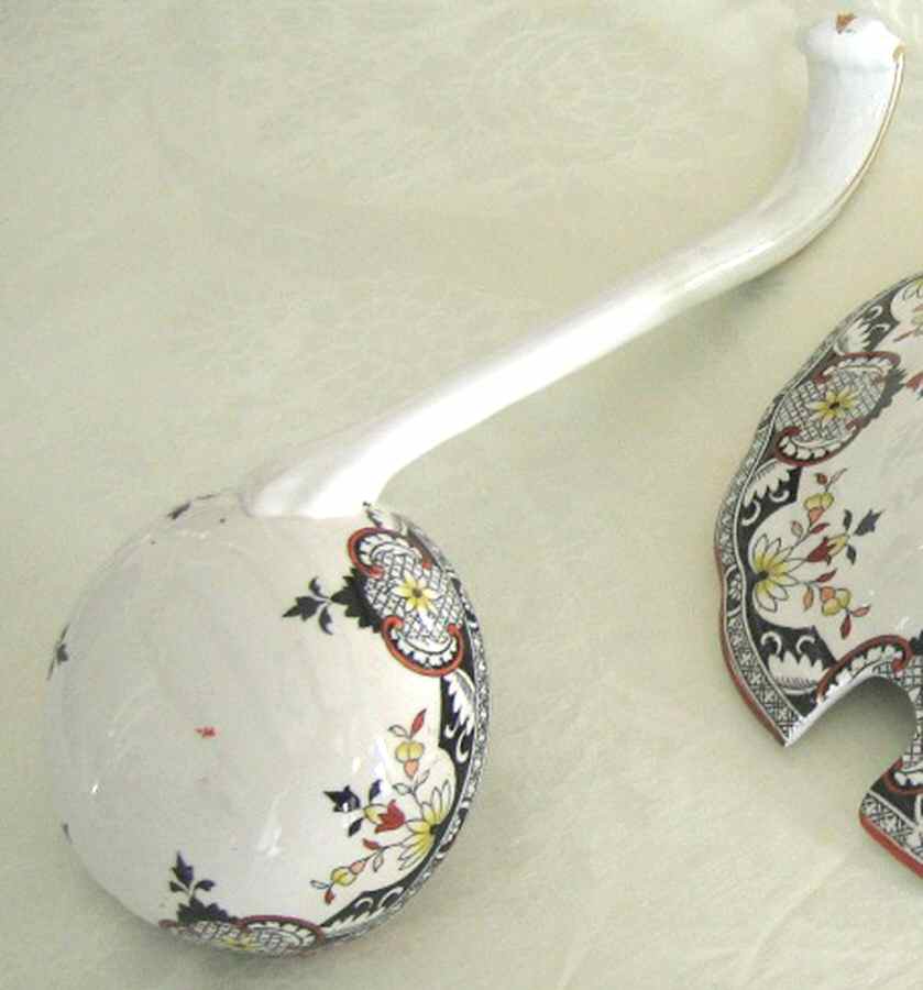 Rouen Tureen Ladle by Minton-1