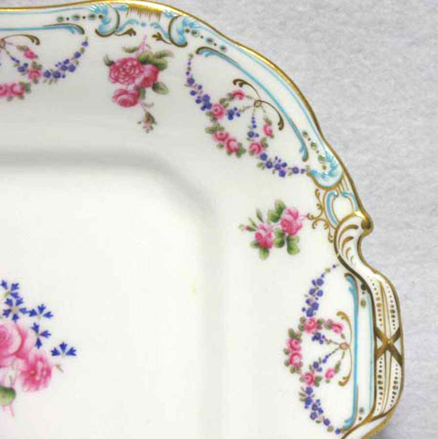 G7601 Square Handled Cake Plate by Minton-1