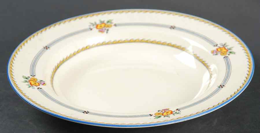 Pompadour Large Rim Soup Bowl by Minton-1