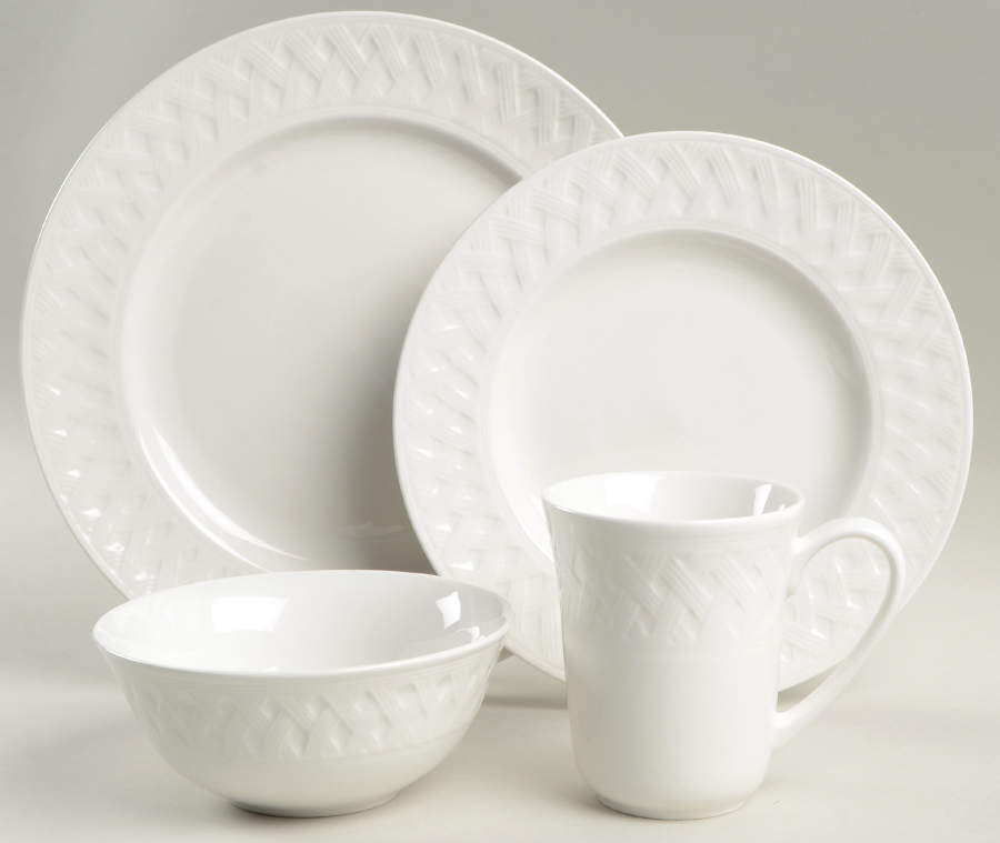 French Cupboard 4 Piece Place Setting by Martha Stewart-1