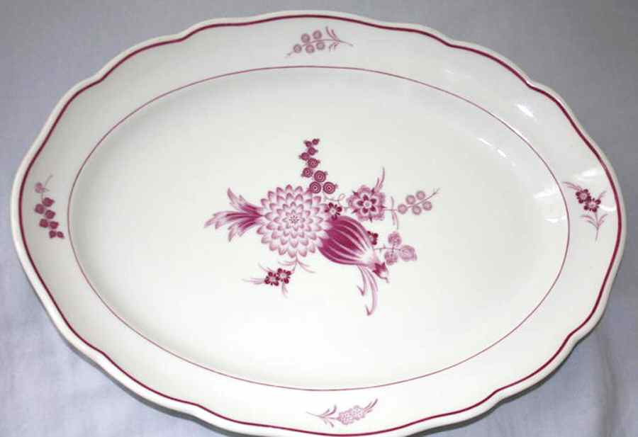 MSS169 14" Oval Serving Platter by Meissen (Germany)-1