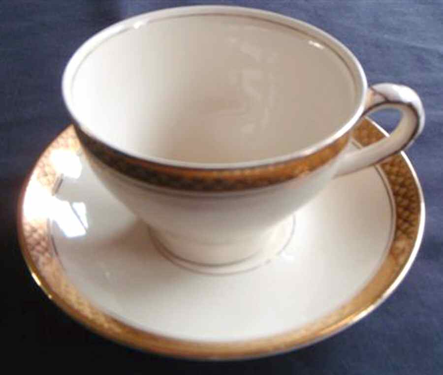 54161 Flat Cup & Saucer Set by John Maddock & Sons-1