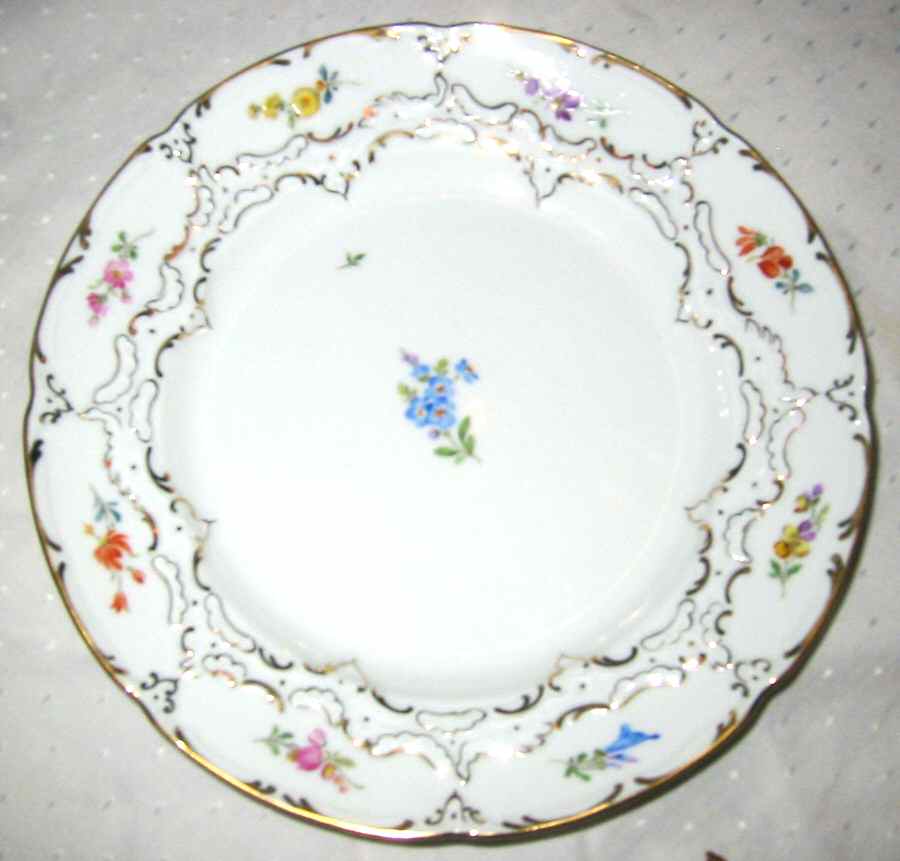 2172 Salad Plate by Meissen (Germany)-1