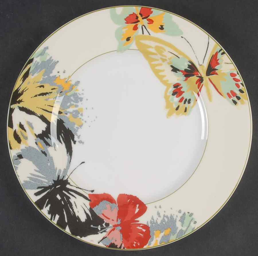 Modern Butterfly Salad Plate by Mikasa-1