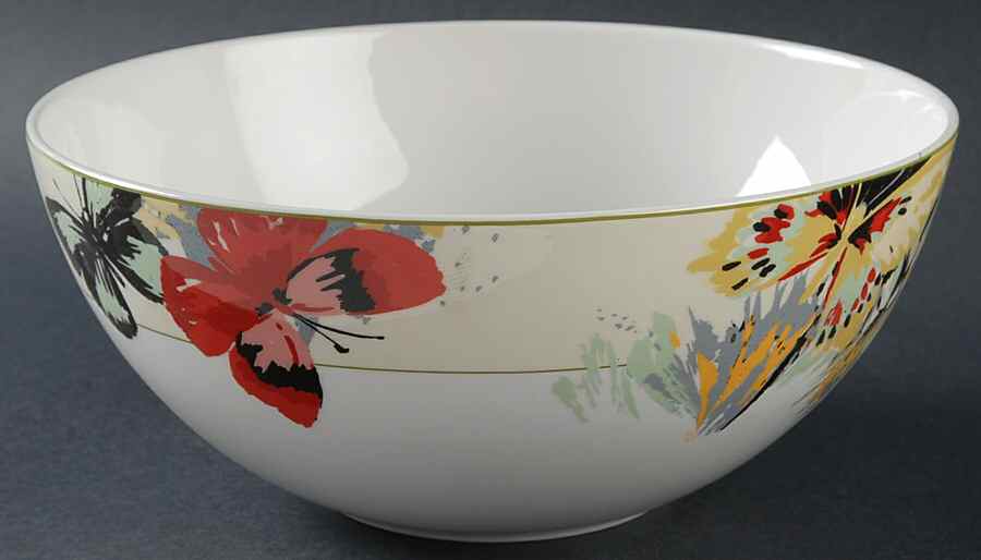 Modern Butterfly 8" Round Vegetable Bowl by Mikasa-1