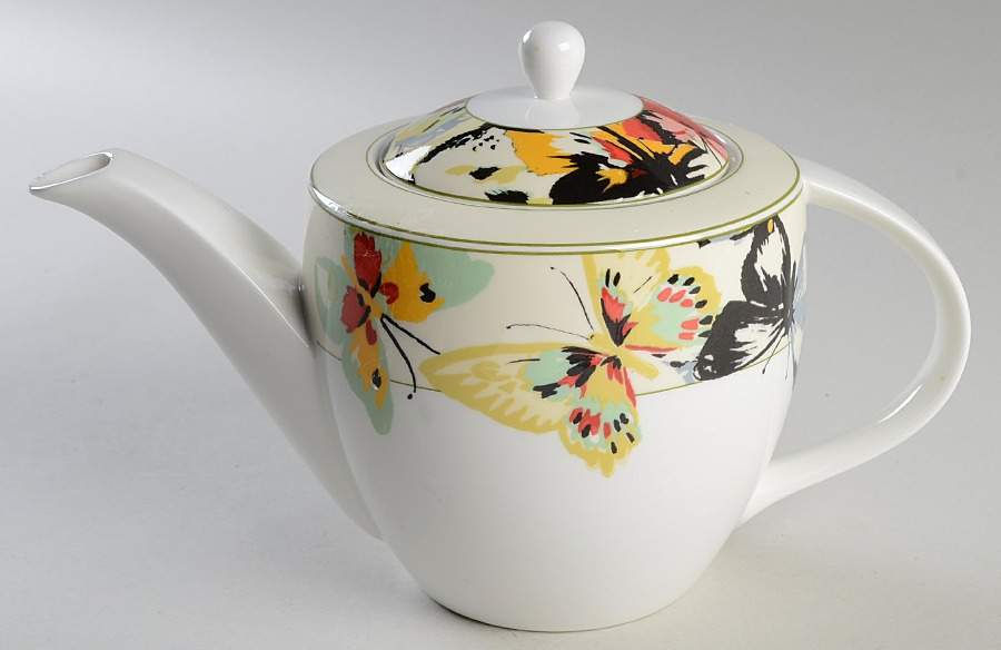 Modern Butterfly Teapot & Lid by Mikasa-1