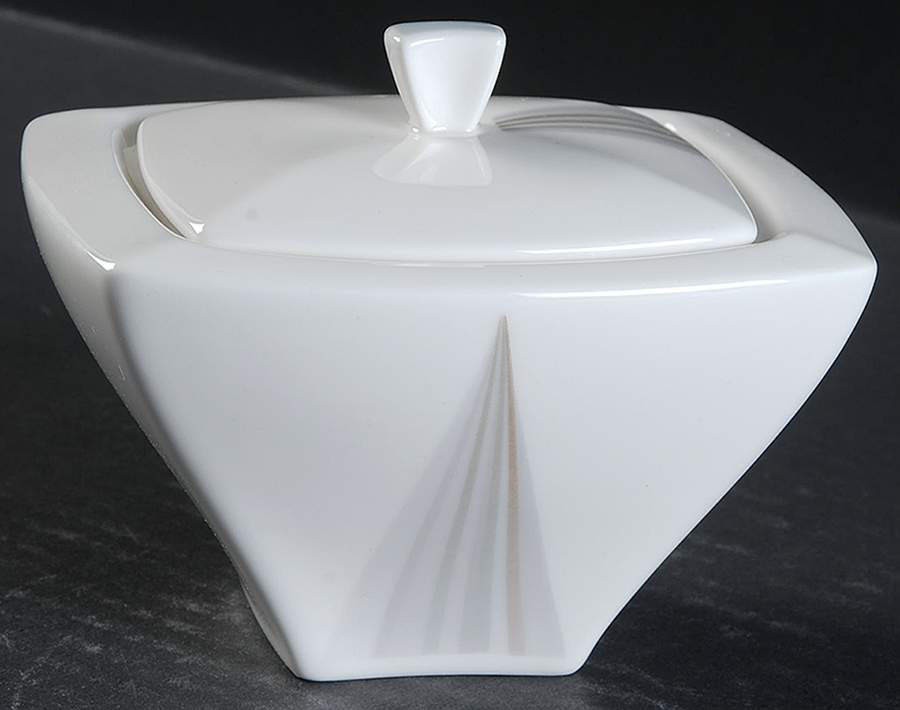 Optic Sugar Bowl & Lid by Mikasa-1