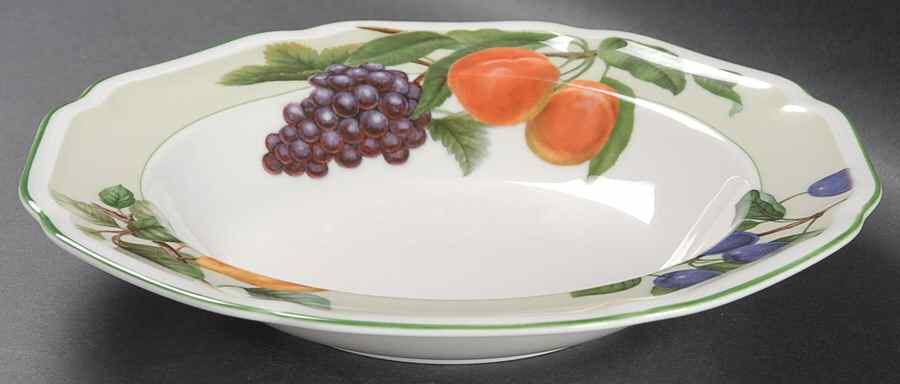 Antique Orchard Large Rim Soup Bowl by Mikasa-1