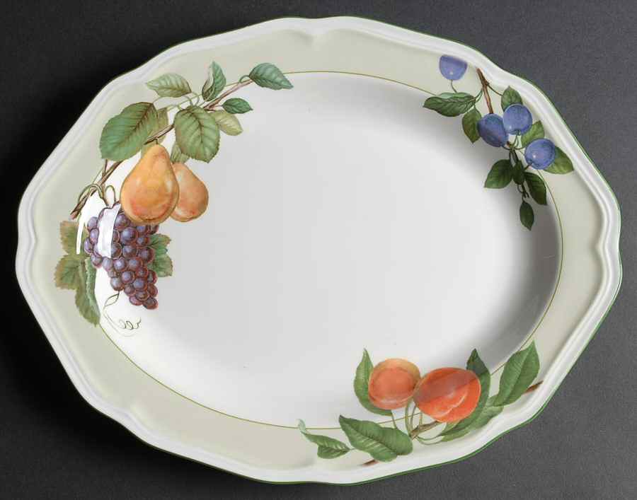 Antique Orchard 13" Oval Serving Platter by Mikasa-1