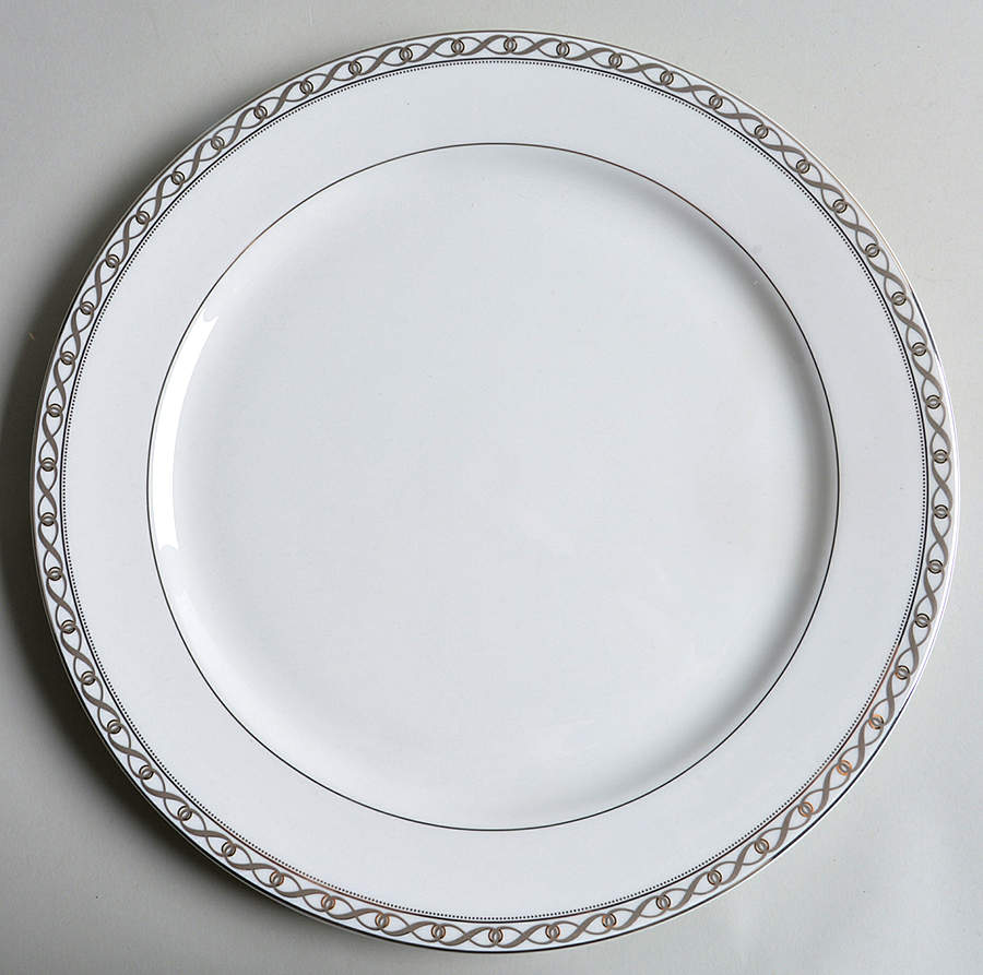 Infinity Band 12" Chop Plate (Round Platter) by Mikasa-1