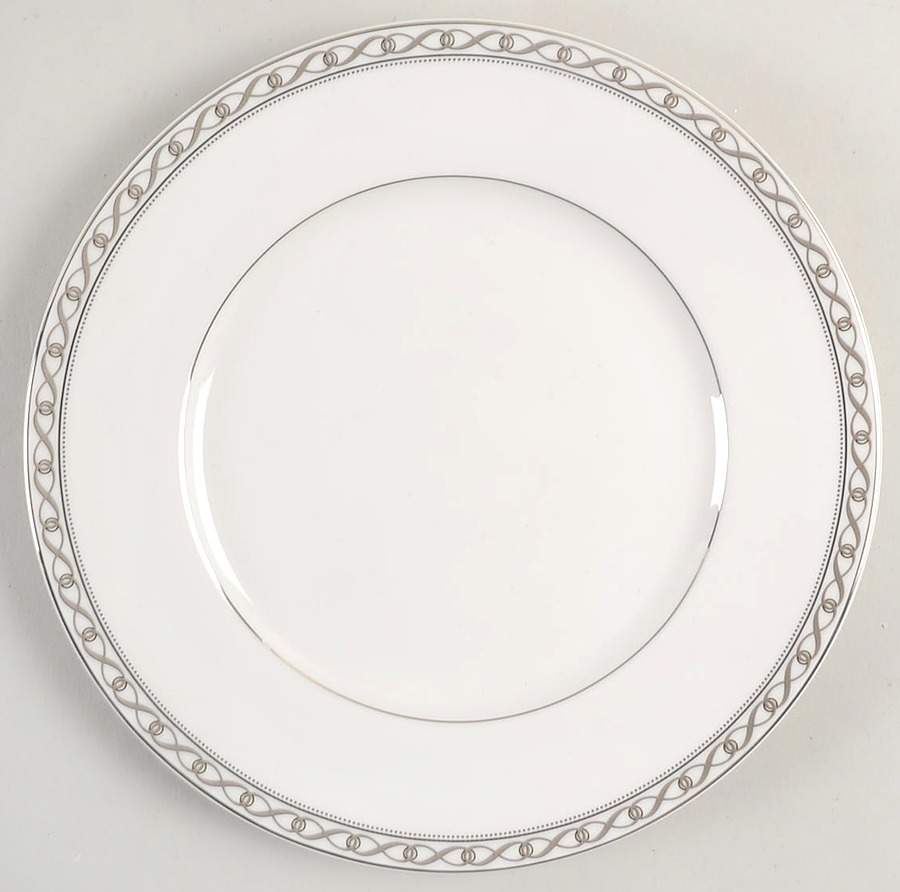 Infinity Band Salad Plate by Mikasa-1