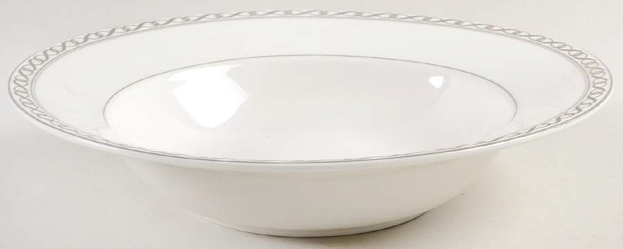 Infinity Band Large Rim Soup Bowl by Mikasa-1