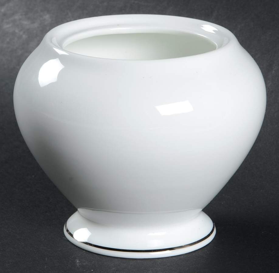 Simplicity Platinum Sugar Bowl No Lid by Mikasa-1