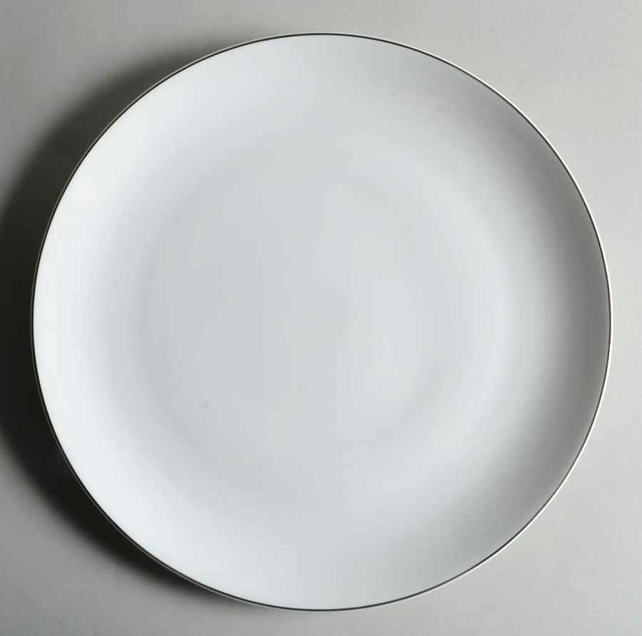 Simplicity Platinum 14" Chop Plate (Round Platter) by Mikasa-1