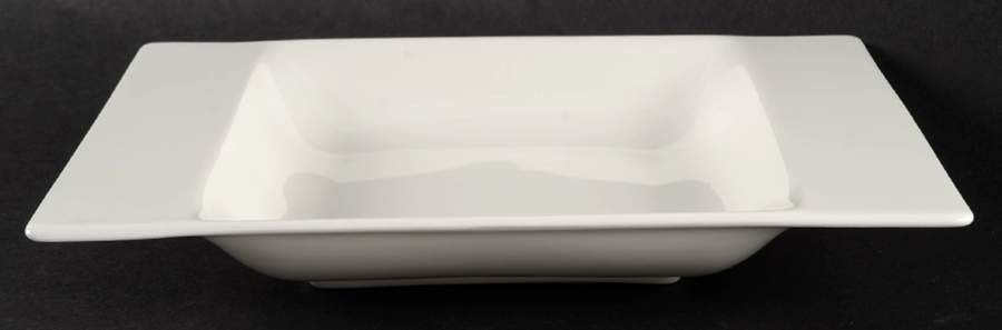 Modern White Large Rim Soup Bowl by Mikasa-1