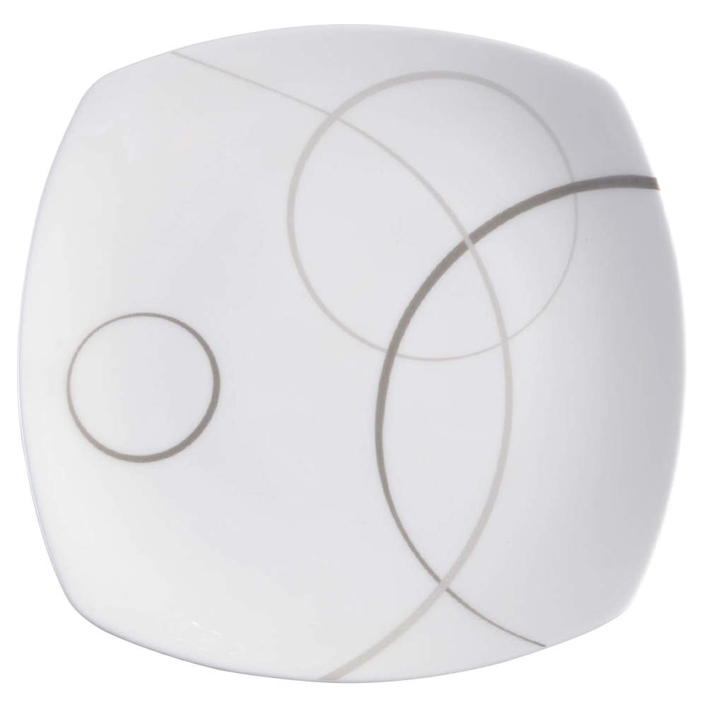 Geometric Circles Salad Plate by Mikasa-1