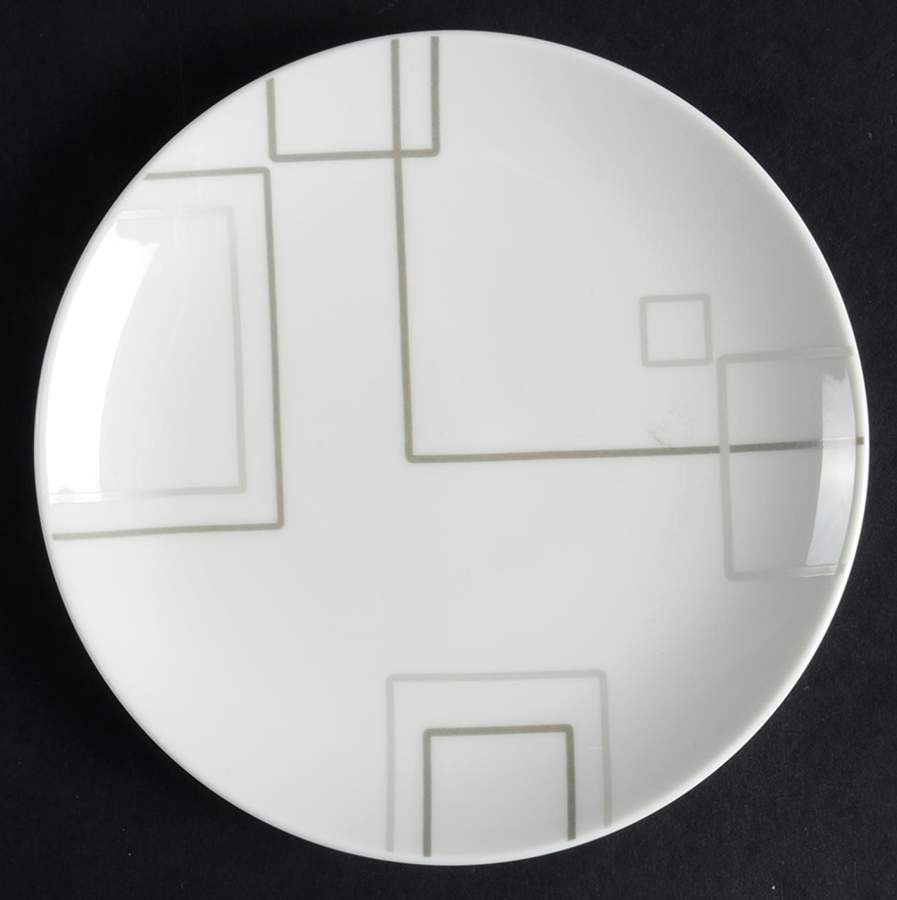 Geometric Squares Bread & Butter Plate by Mikasa-1