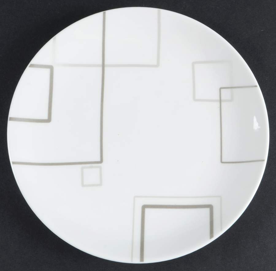 Geometric Squares Salad Plate by Mikasa-1