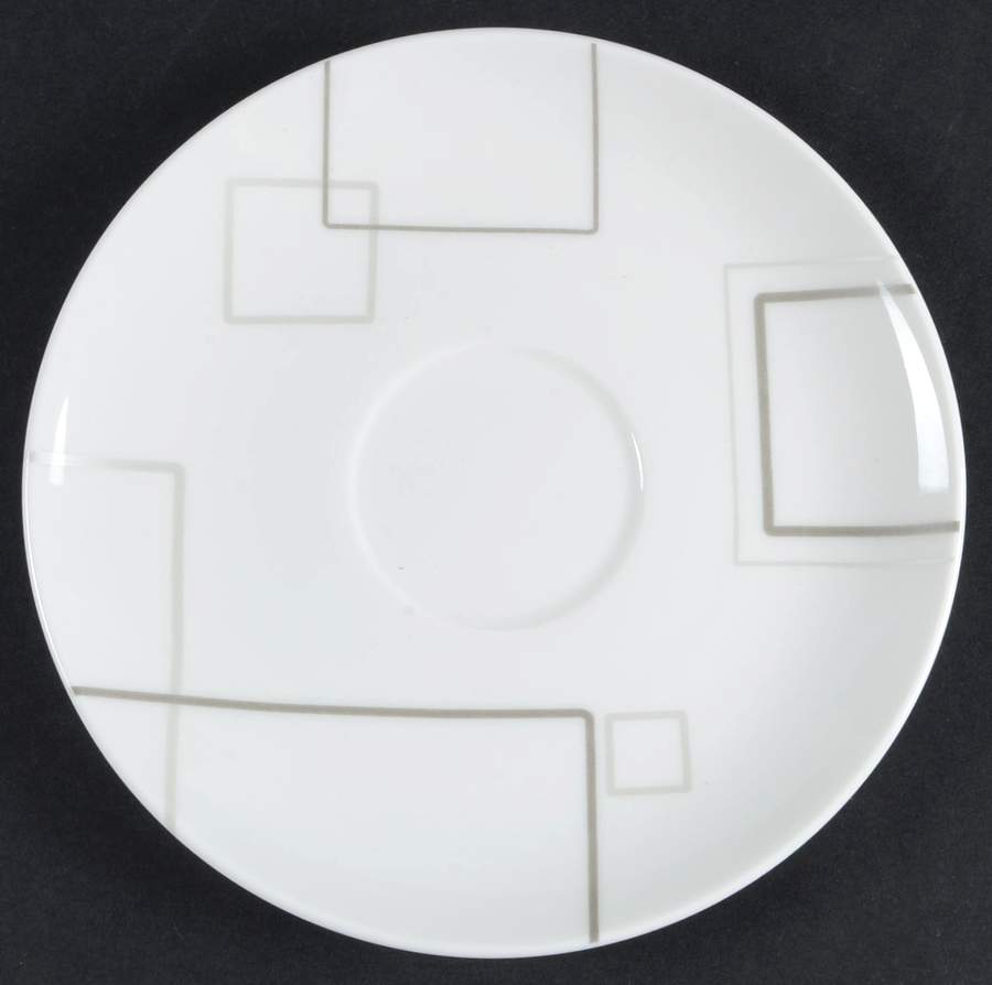 Geometric Squares Saucer by Mikasa-1