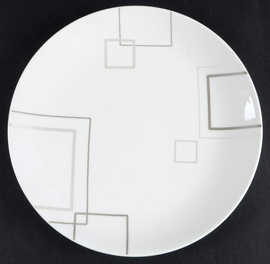 Geometric Squares Dinner Plate by Mikasa-1