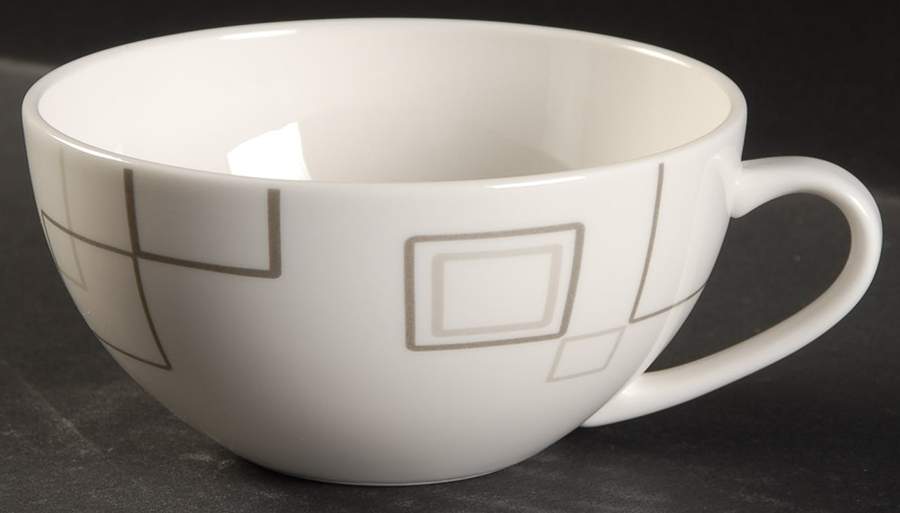 Geometric Squares Flat Cup by Mikasa-1