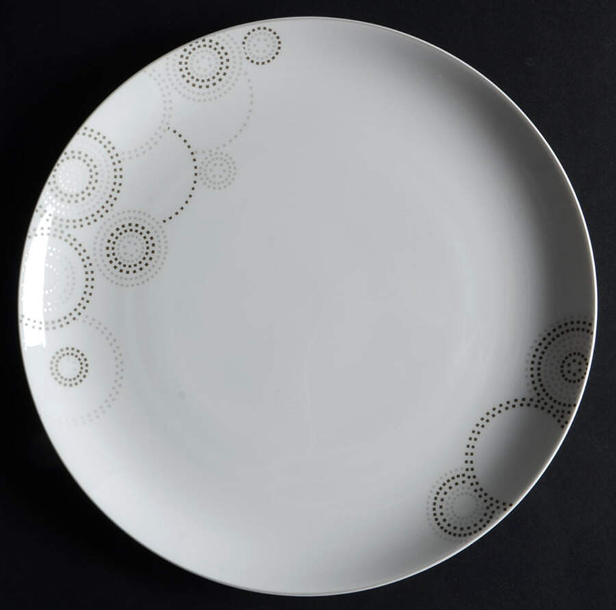 Sparkle Circles Dinner Plate by Mikasa-1