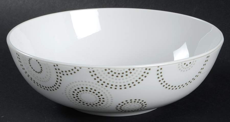 Sparkle Circles Coupe Soup Bowl by Mikasa-1
