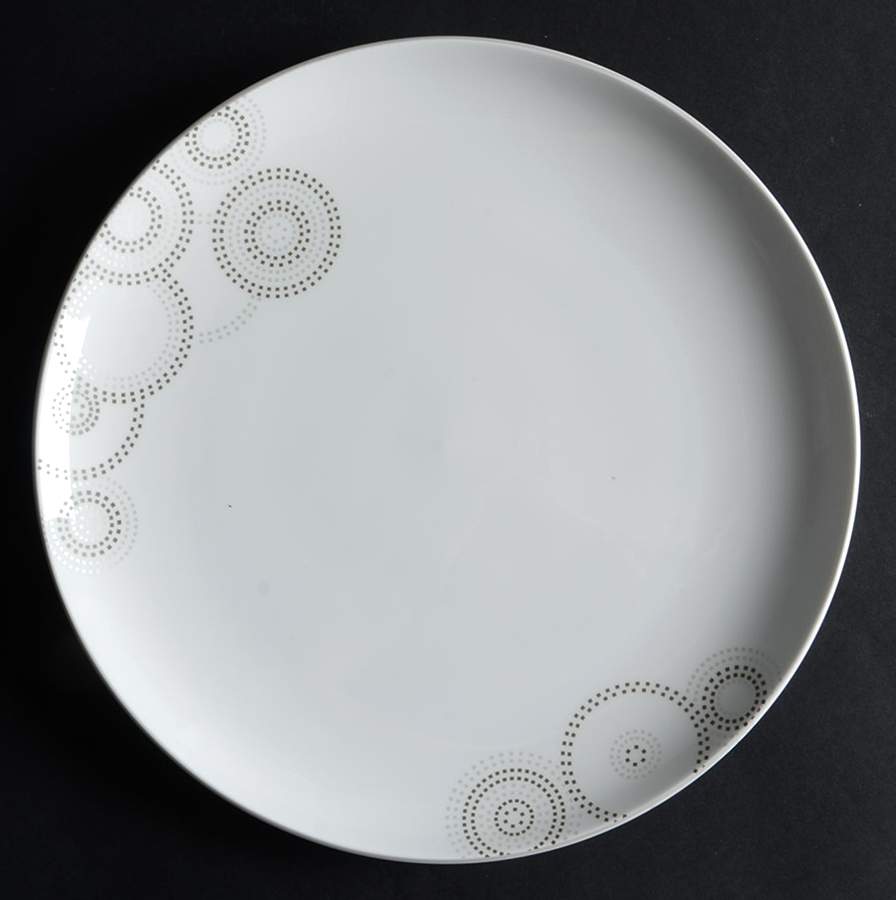 Sparkle Circles 12" Chop Plate (Round Platter) by Mikasa-1