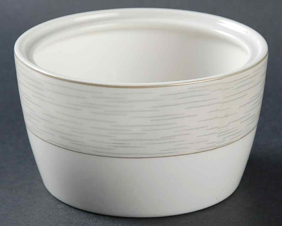 Spun Ivory Sugar Bowl No Lid by Mikasa-1
