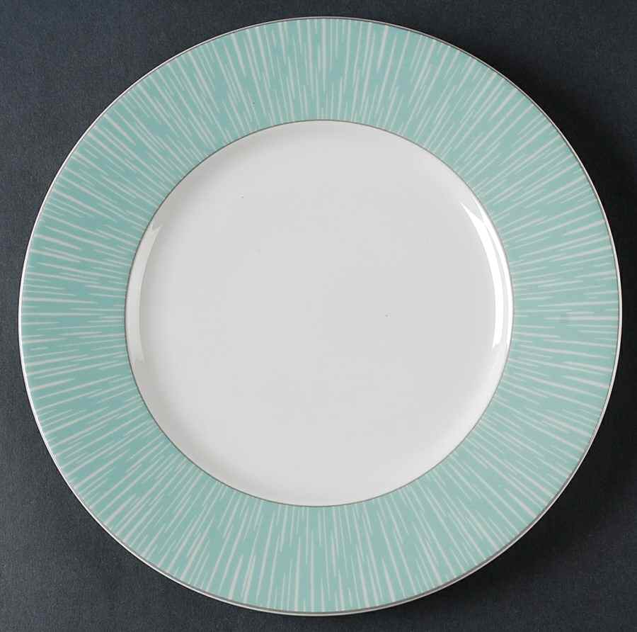 Spun Turquoise Accent Salad Plate by Mikasa-1