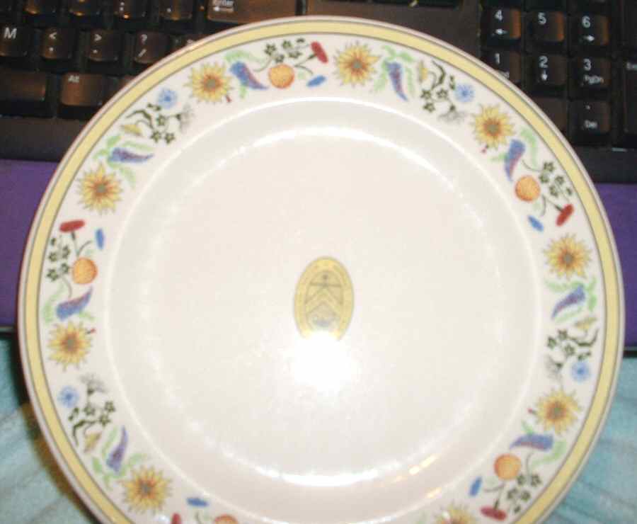 Randolph Macon Woman's College Dinner Plate by Mayer (American)-1