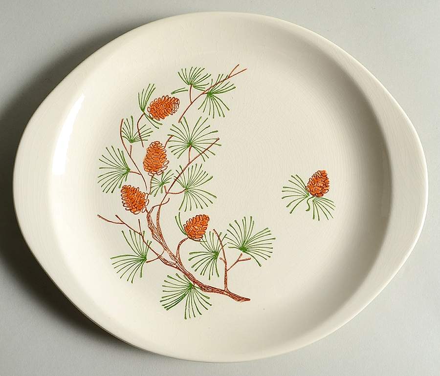 Pine 11" Oval Serving Platter by Marcrest-1