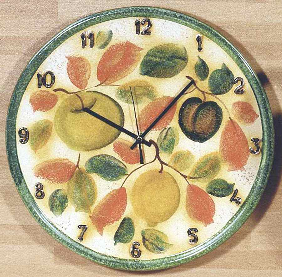 Frutta Laccata Hanging Wall Clock by Modigliani-1