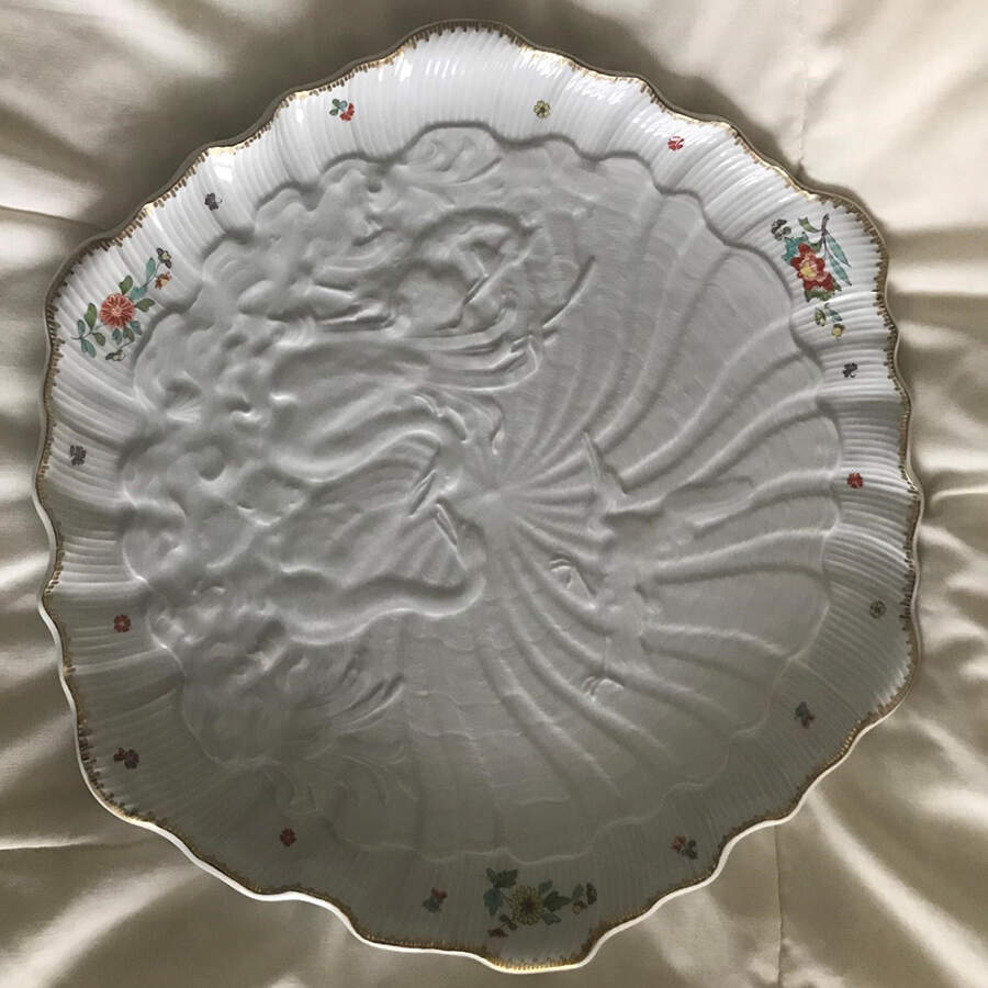 397152 Cake Plate by Meissen (Germany)-1