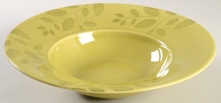 Flora Large Rim Soup Bowl by Matceramica-1