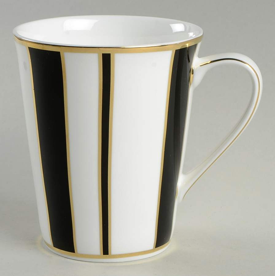 Color Studio Black and Gold Accent Mug by Mikasa-1