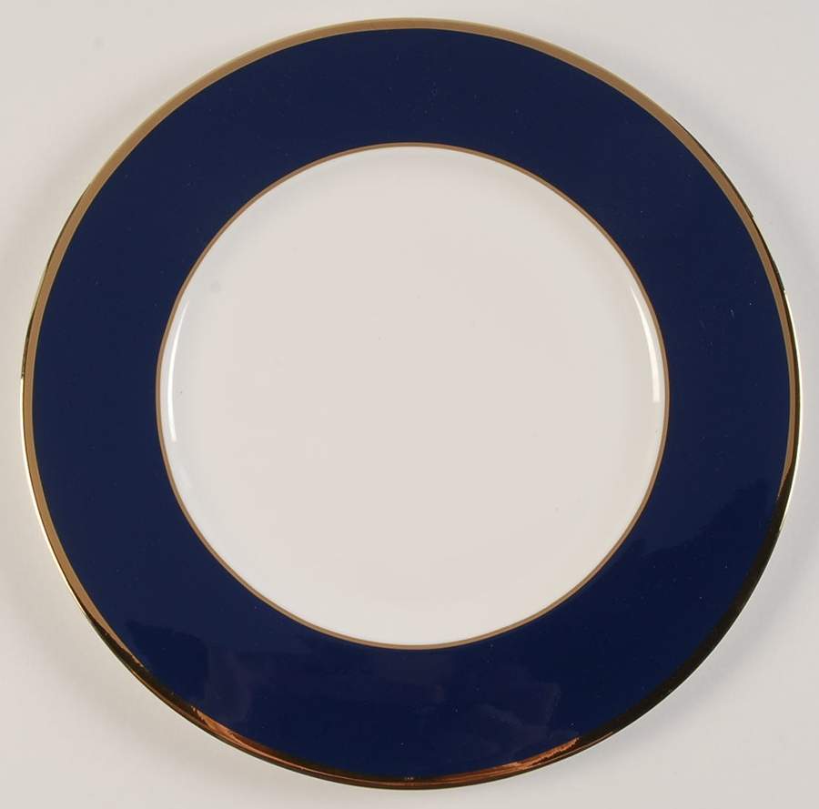 Color Studio Blue and Gold Dinner Plate by Mikasa-1