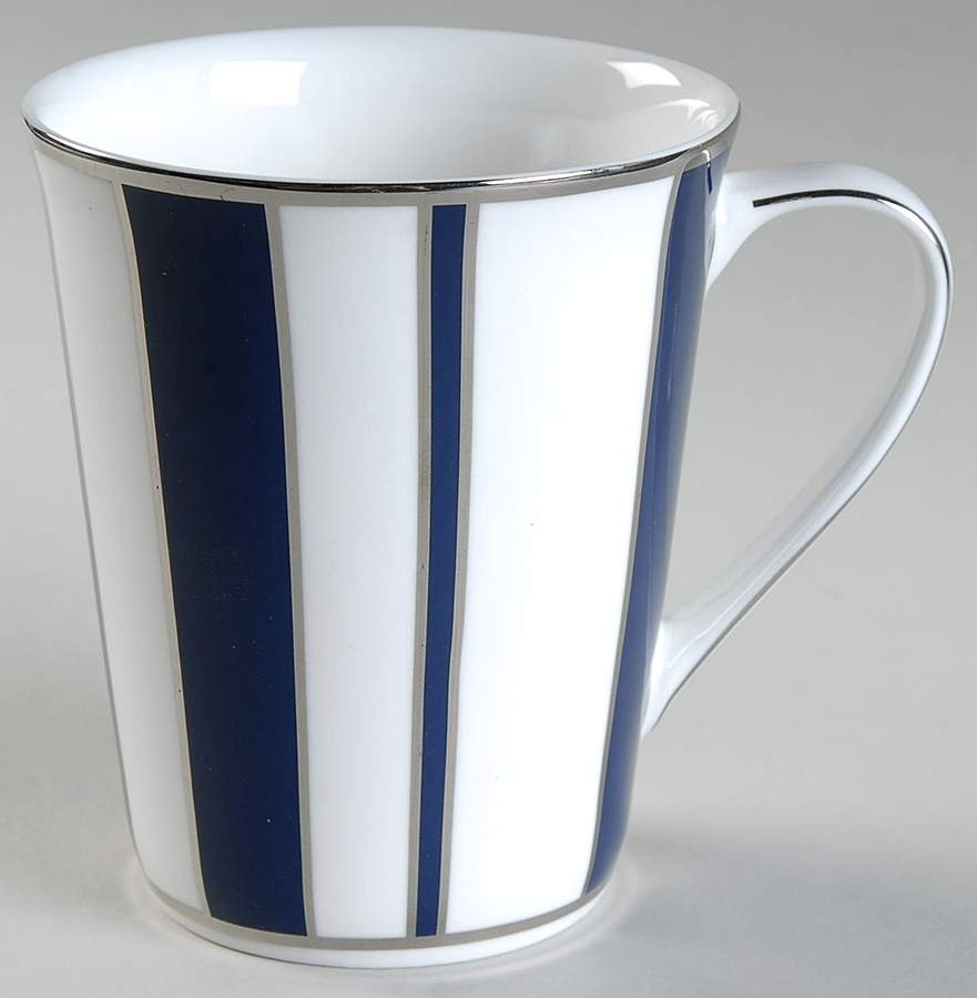 Color Studio Blue and Platinum Accent Mug by Mikasa-1