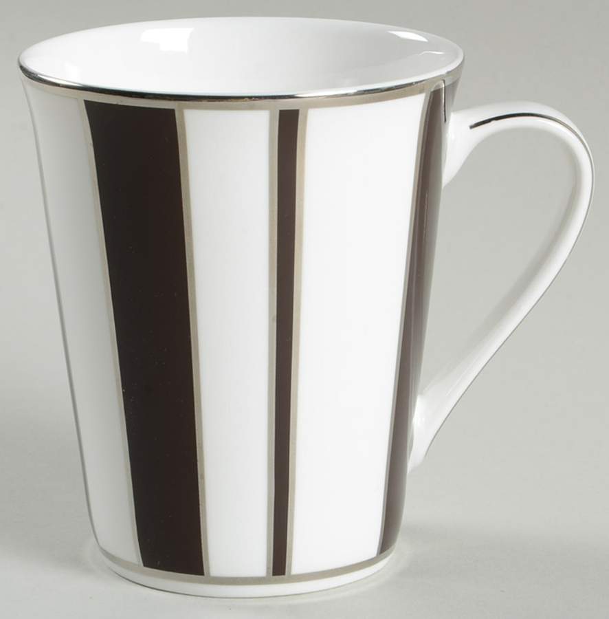 Color Studio Brown and Platinum Accent Mug by Mikasa-1