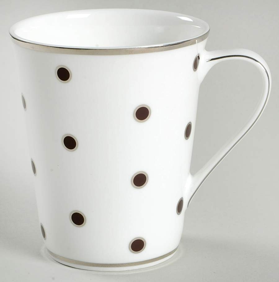 Color Studio Brown and Platinum Accent Mug by Mikasa-1