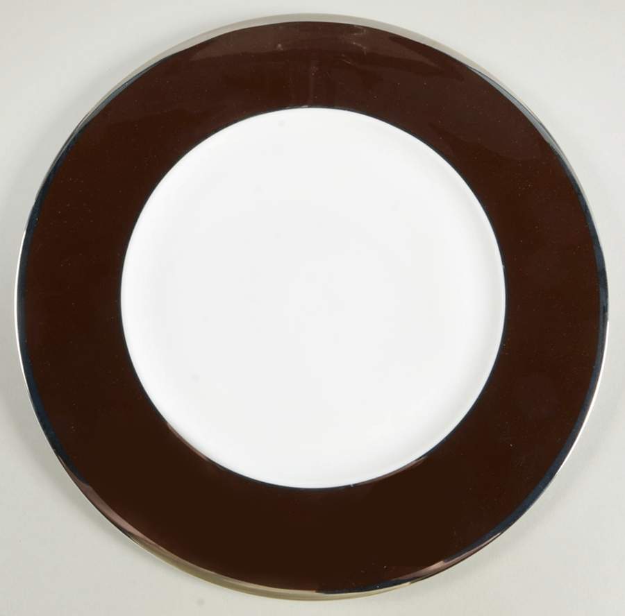 Color Studio Brown and Platinum Dinner Plate by Mikasa-1