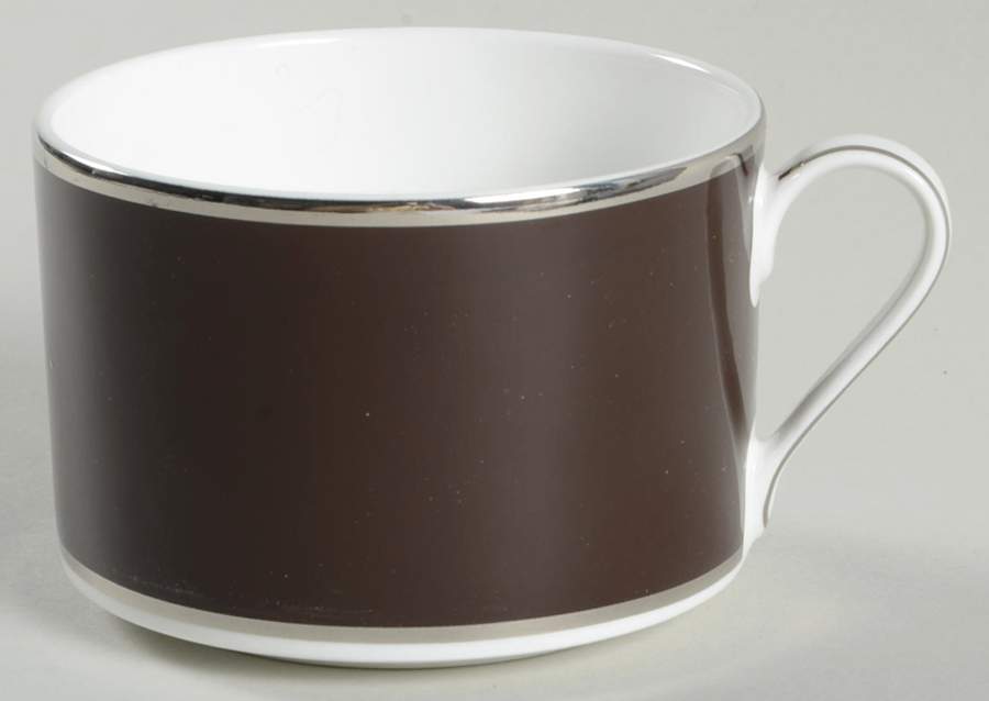Color Studio Brown and Platinum Flat Cup by Mikasa-1