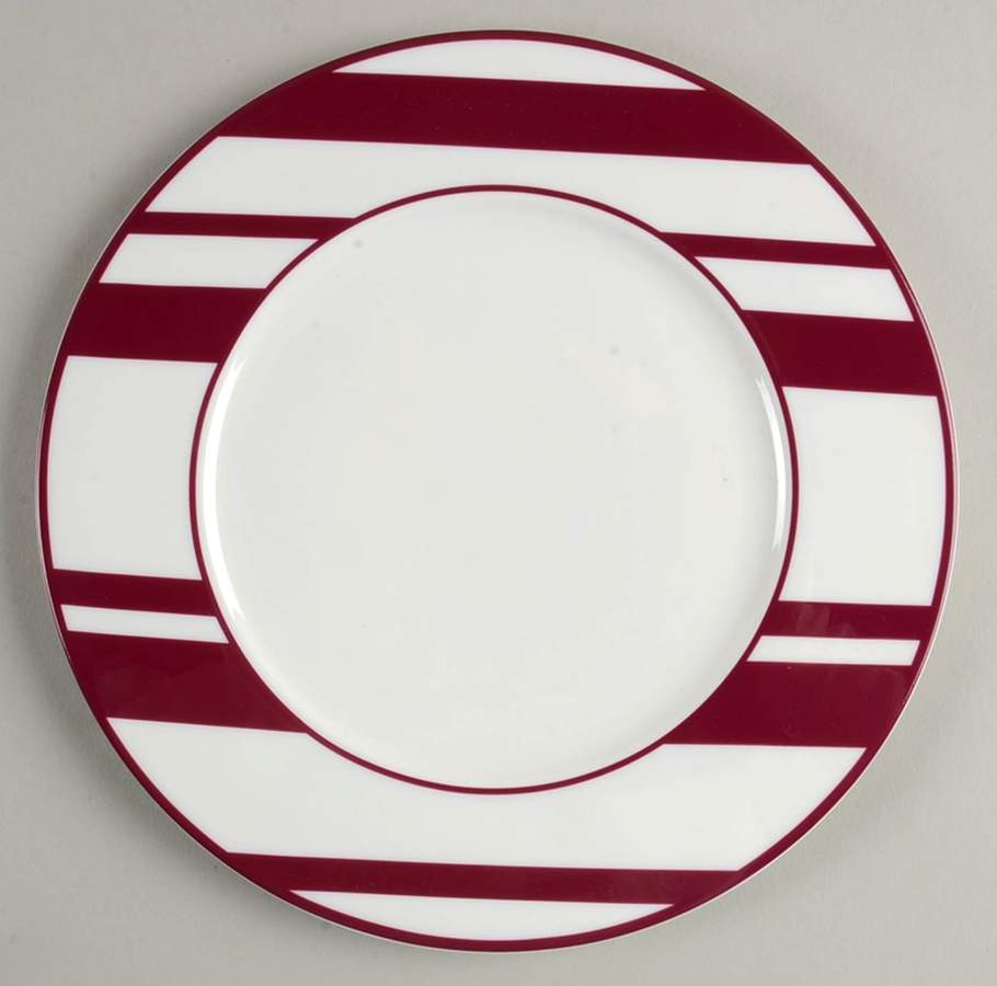 Color Studio Fuschia and Platinum Accent Salad Plate by Mikasa-1