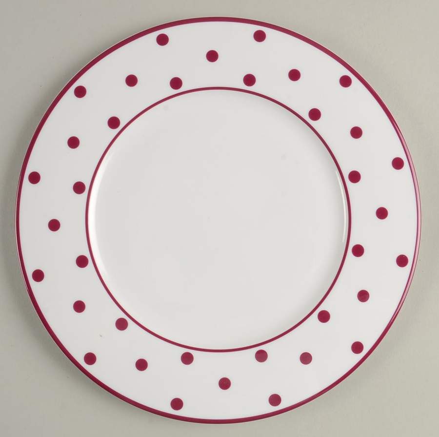 Color Studio Fuschia and Platinum Accent Salad Plate by Mikasa-1