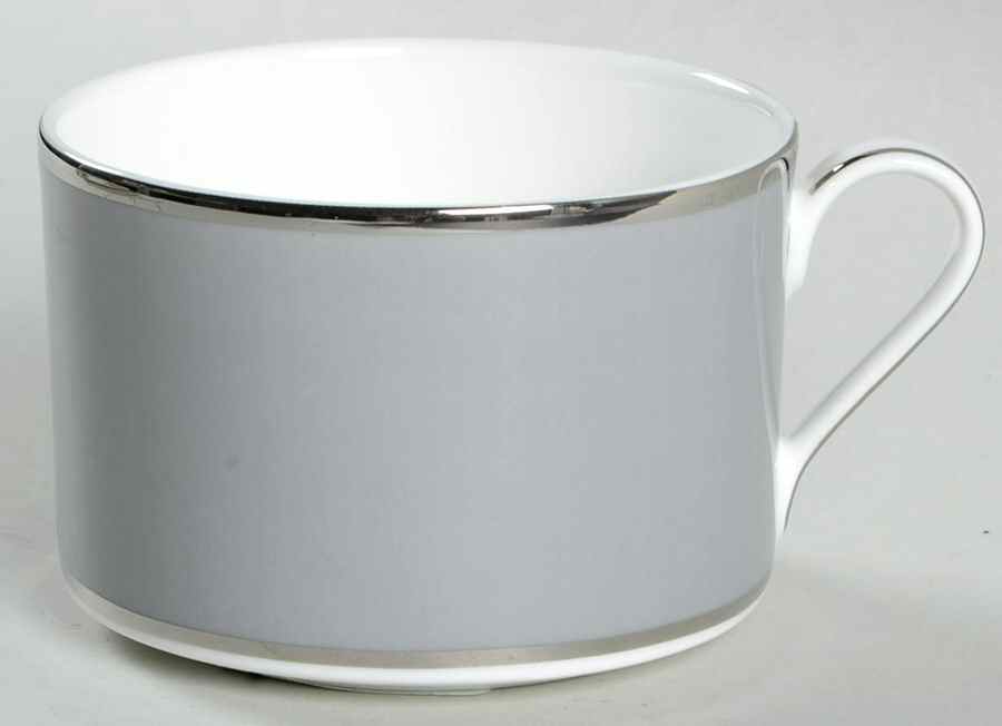 Color Studio Gray and Platinum Flat Cup by Mikasa-1