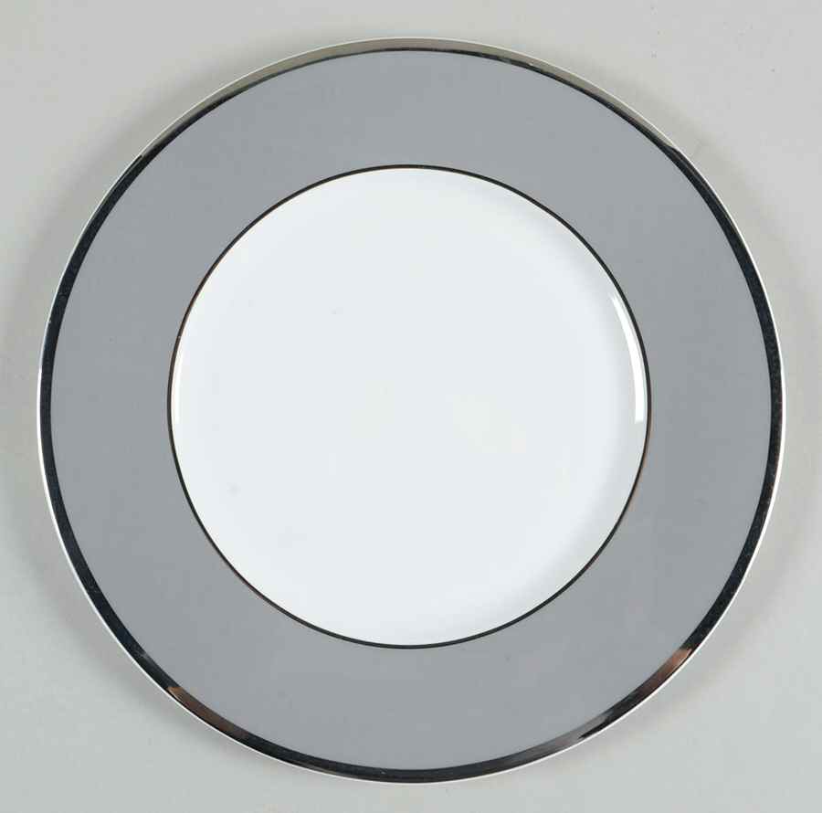 Color Studio Gray and Platinum Dinner Plate by Mikasa-1