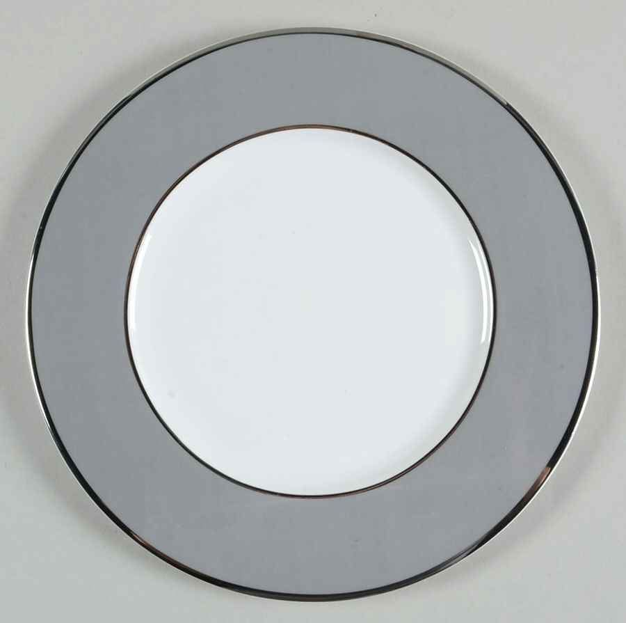 Color Studio Gray and Platinum Salad Plate by Mikasa-1